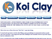 Tablet Screenshot of koiclay.com